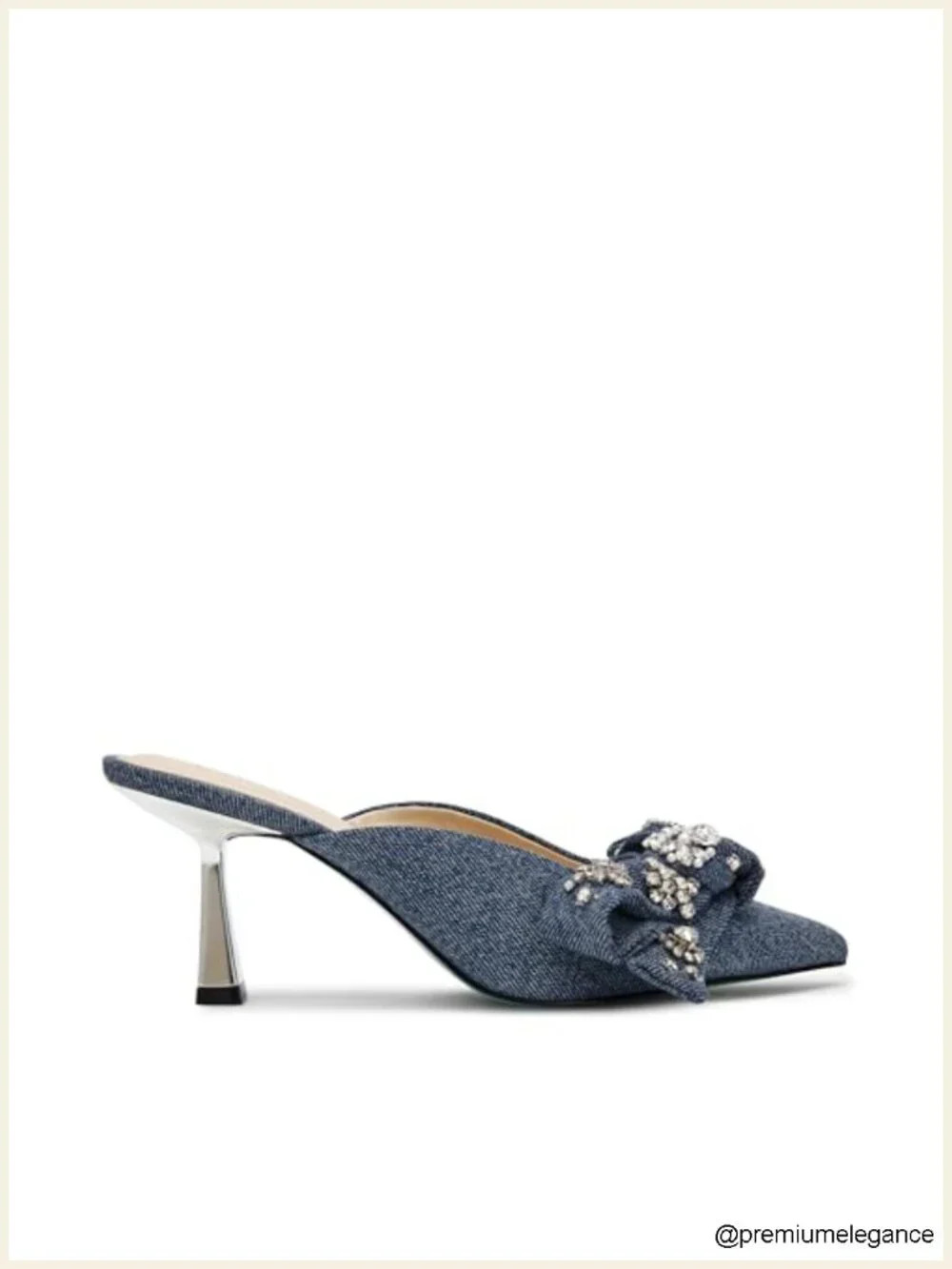 Slingback Pointed Toe Heeled Sandals